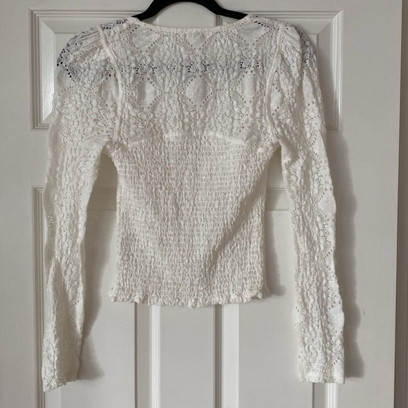 Free People Confection Top in English Cream - Picture 13 of 14